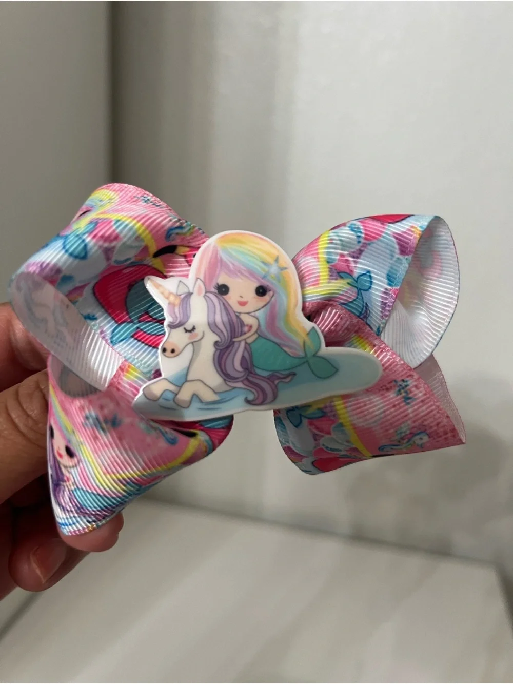 Kids Mermaid/ Unicorn Bow bundle,Pink, Teal, Blue